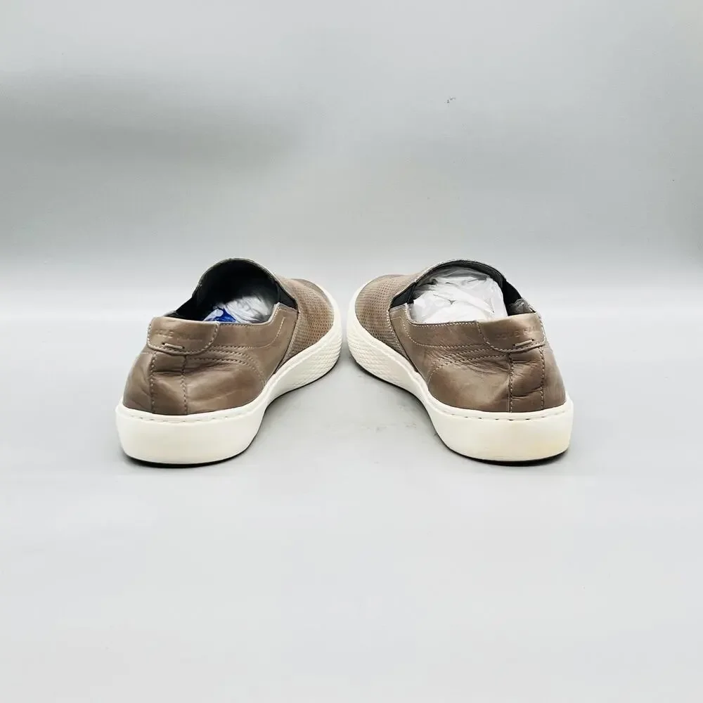 Cole Haan Shoes Mens 10 Brown Leather GrandPro Slip On Casual Sneakers Comfort